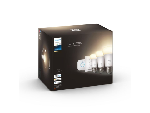 SET 3 becuri smart LED Philips , soclu E27 , putere 9.5W , forma clasic , lumina alb calda , alimentare 220 - 240 V , Cod Produs: 8719514289130 [3]