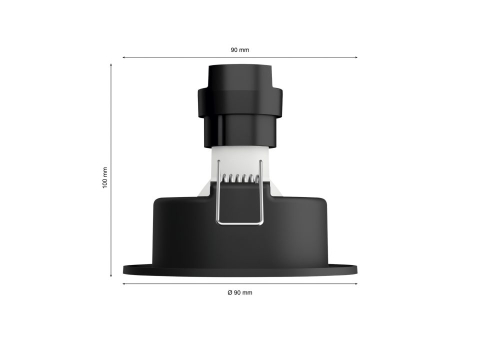 SET 3 SPOTURI incastrate smart LED Philips ,  soclu GU10 ,  putere 5.7W ,  forma spot ,  lumina multicolora ,  alimentare 220 - 240 V ,  Cod Produs: 8719514342828 [2]