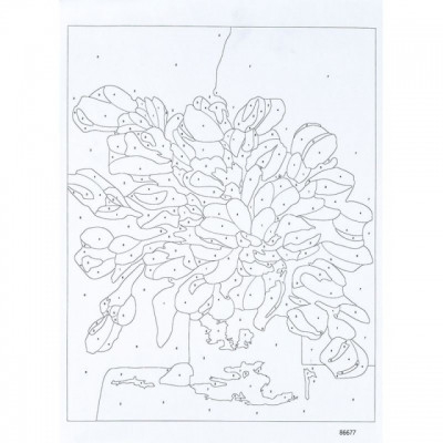Panze de pictura - Set de pictură pe numele cu texturi cu nisip de cuarț dimensiune 40x50cm model LALELE