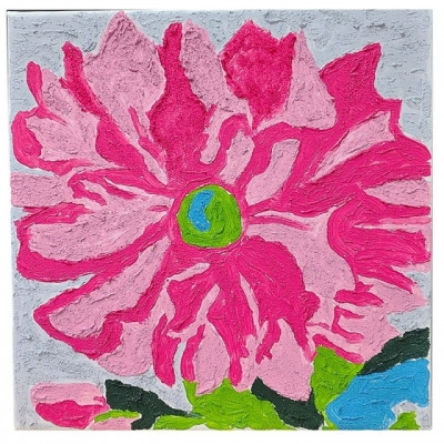 Panze de pictura - Set de pictură pe numere cu texturi cu nisip de cuarț dimensiune 30x30 cm model ASTER