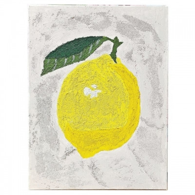 Panze de pictura - Set pictură pe numere cu texturi cu nisip de cuarț dimensiune 40x30cm model LAMAIE