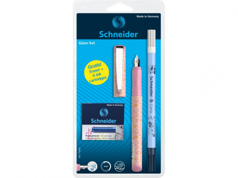 Stilouri si rollere cu rezerve de cerneala - Set Schneider Stilou Glam