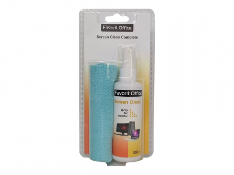 Intretinere si Curatenie - Set Spray100 ml + laveta microfibra pentru LCD/TFT, Favorit-F140005