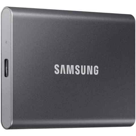 Medii de stocare - SSD. extern SAMSUNG T7 ,  1TB ,  USB 3.2 gen 1 ,  gri ,  Cod Produs: MU-PC1T0T/WW