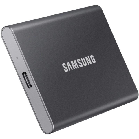 SSD. extern SAMSUNG T7 ,  1TB ,  USB 3.2 gen 1 ,  gri ,  Cod Produs: MU-PC1T0T/WW [2]