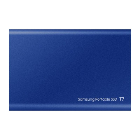 SSD. extern SAMSUNG T7 ,  1TB ,  USB 3.2 Type-C ,  R/W: 1050/1000 MB/s ,  albastru ,  Cod Produs: MU-PC1T0H/WW [2]