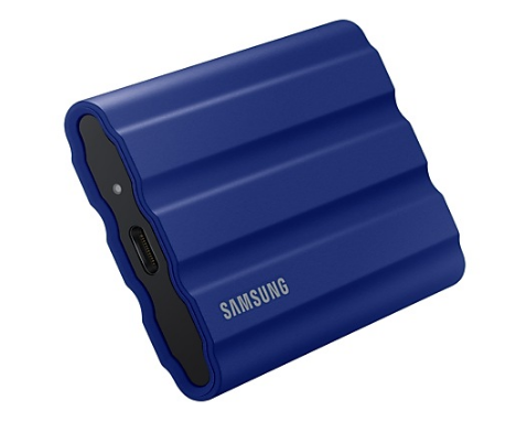 SSD. extern SAMSUNG T7 Shield ,  1TB ,  USB 3.2 gen 1 ,  R/W: 1050/1000 MB/s ,  albastru ,  Cod Produs: MU-PE1T0R/EU [5]