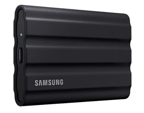 SSD. extern SAMSUNG T7 Shield ,  2TB ,  USB 3.2 gen 1 ,  R/W: 1050/1000 MB/s ,  negru ,  Cod Produs: MU-PE2T0S/EU [1]
