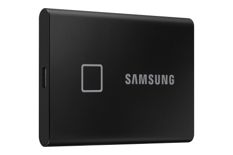 SSD extern SAMSUNG T7 Touch , 1 TB , 2.5 inch , USB 3.2 , 3D Nand , R/W: 1050/1000 MB/s , Cod Produs: MU-PC1T0K/WW [1]