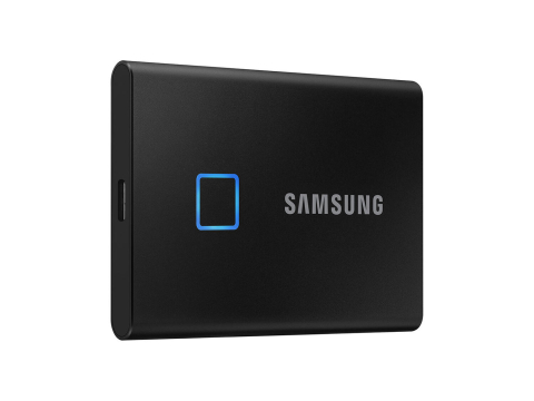 SSD extern SAMSUNG T7 Touch , 2 TB , USB Type C , 3D Nand TLC , R/W: 1050 MB/s , Cod Produs: MU-PC2T0K/WW [2]