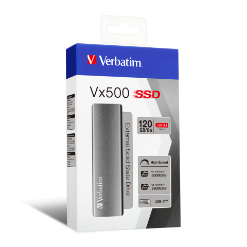 Electronice - SSD EXTERN VERBATIM VX500 120GB USB 3.1 Cod Produs: 47441