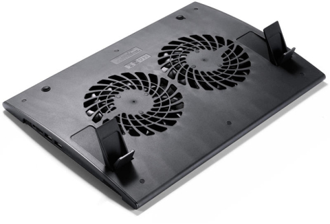 STAND DEEPCOOL notebook 15.6inch ,  sita metal ,  2 x fan 14cm ,  2 x USB ,  fan controller ,  negru ,  Cod Produs: DP-N222-WPALFS [1]