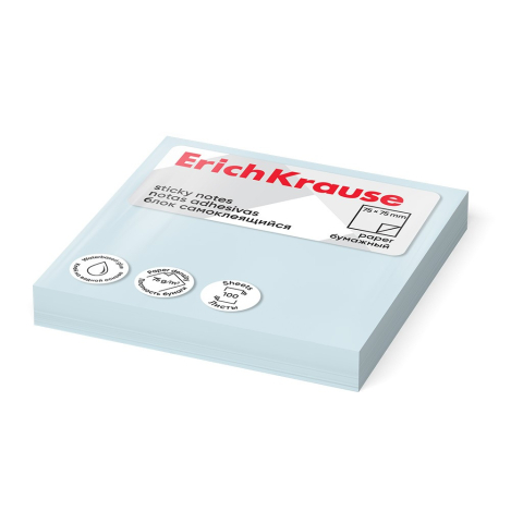 Index, notesuri adezive - Stick Notes hartie 75 x 75mm 100 de coli culoare BLUE