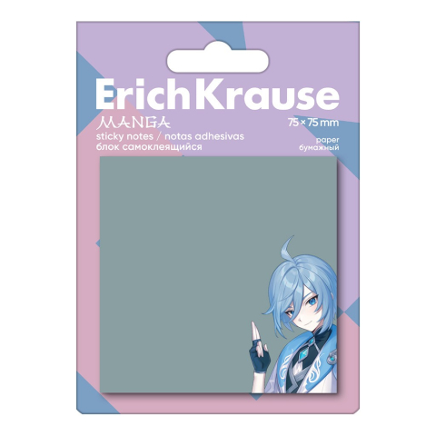 Index, notesuri adezive - Stick Notes hartie MANGA 75 x 75mm 50 de coli culoare VERNIL