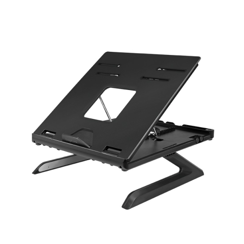 Stand Notebook - SUPORT de birou LOGILINK pt. notebook ,  9 pozitii ,  holder pt. smartphone ,  suporta dimensiuni 10-15. Cod Produs: AA0133