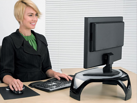 Suport ergonomic pentru monitor colt Riser Fellowes [3]