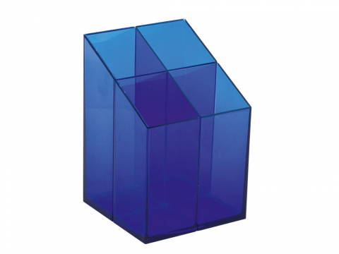 Articole pentru birou - Suport pixuri ICO Quadrate transparent