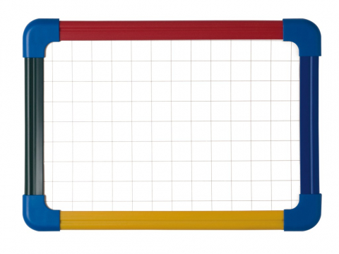 Accesorii - Tabla scolara matematica/velin A3 cu rama culor Bi-Silque