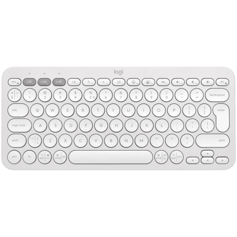Tastaturi - Tastatura Bluetooth Logitech Pebble Keys 2 K380s ,  Multi-Device ,  Tonal White 45507172 ,  Cod Produs: 920-011852