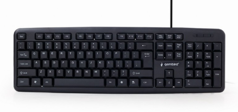 TASTATURA GEMBIRD USB ,  104 taste ,  black ,  Cod Produs: KB-U-103 [0]