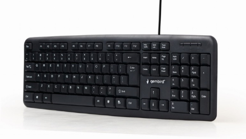 TASTATURA GEMBIRD USB ,  104 taste ,  black ,  Cod Produs: KB-U-103 [1]