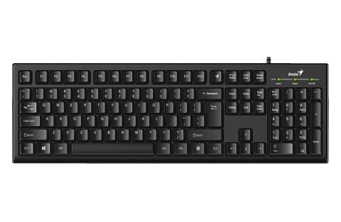 Tastaturi - TASTATURA GENIUS USB ,  104 taste ,  black ,  Cod Produs: 31300005418