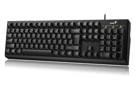 TASTATURA GENIUS USB ,  104 taste ,  black ,  Cod Produs: 31300005418 [1]