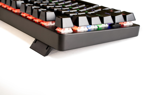 TASTATURA MECANICA SPACER USB IMMORTAL ,  switch-uri mecanice albastre ,  50 mil. apasari ,  87 taste ,  anti-ghosting 26 taste ,  anti-spill ,  black ,  Cod Produs: SPKB-MK-IMMORTAL [4]