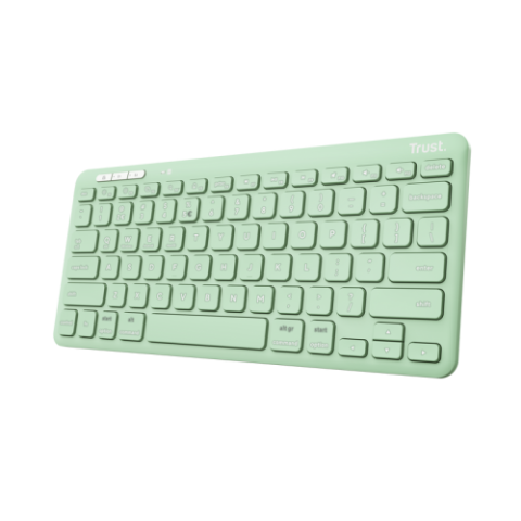 Periferice - TASTATURI Trust  LYRA Compact Wireless and rechargeable Keyboard Green US Cod Produs: 25096