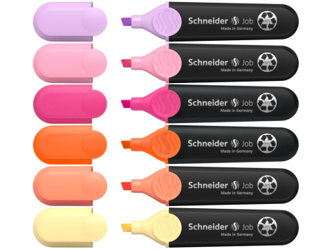 Textmarker Schneider Job Sunset Dreams 6 culori/set [1]