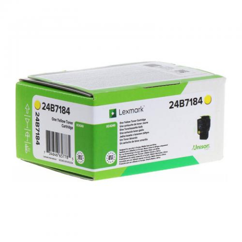 Cartuse originale - Toner Original 24B7184 Lexmark Yellow, 24B7184, pentru XC4240, 6K