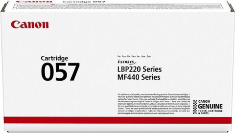 Cartuse originale - Toner Original 3009C002AA Canon Black, CRG-057, pentru I-Sensys LBP 223 | LBP 226 | LBP 233 | LBP 228 | MF 443 | MF 445 | MF 446 | MF 449, 3.1K