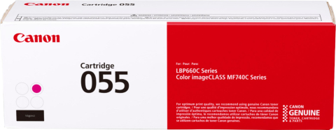 Cartuse originale - Toner Original 3014C002AA Canon Magenta, CRG-055M, pentru  I-Sensys LBP-663 | LBP-664 | MF-742 | MF-744 | MF-746, 2.1K