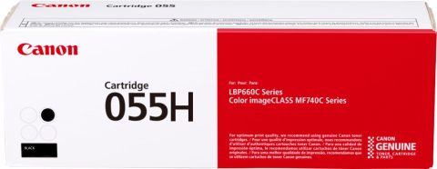 Cartuse originale - Toner Original 3020C002AA Canon Black, CRG-055HBK, pentru I-Sensys LBP-663 | LBP-664 | MF-742 | MF-744 | MF-746, 7.6K