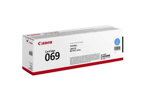 Cartuse originale - Toner Original 5093C002AA Canon Cyan, CRG-069C, pentru LBP 673 | MF 752 | MF 754, 1.9K