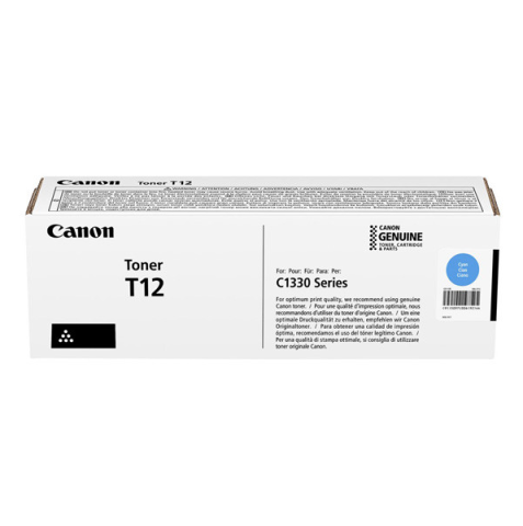 Cartuse originale - Toner Original 5097C006AA Canon Cyan, T12C, pentru ISX C1333p | C1333i | C1333iF, 5.3K