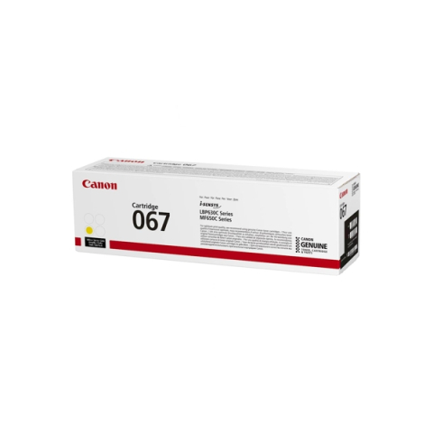 Cartuse originale Canon - Toner Original 5099C002AA Canon Yellow,CRG-067Y, pentru MF 651 | MF 655 | MF 657, 1.25K, incl.TV 1.2 RON, "5099C002AA"