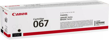 Cartuse originale Canon - Toner Original 5102C002AA Canon Black,CRG-067BK, pentru MF 651 | MF 655 | MF 657, 1.35K, incl.TV 1.2 RON, "5102C002AA"