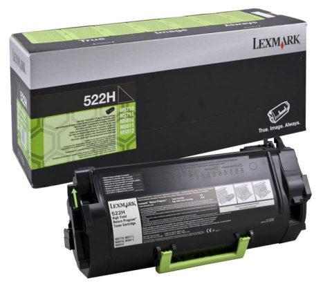Cartuse originale Lexmark - Toner Original 52D2H00 Lexmark Black , 52D2H00 , pentru MS711 | MS810 | MS811 | MS812 ,  , 25K , incl.TV 1.2 RON , "52D2H00" ; Imprimanta compatibila: MS521 , MS522 , MS621 , MS622