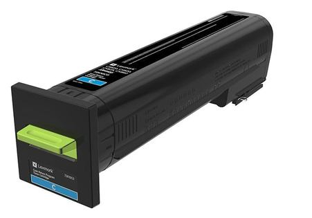 Cartuse originale - Toner Original Lexmark Cyan, 72K20C0, pentru CS820|CX820|CX825|CX860, 34K, (timbru verde 1.2 lei) , "72K20C0"