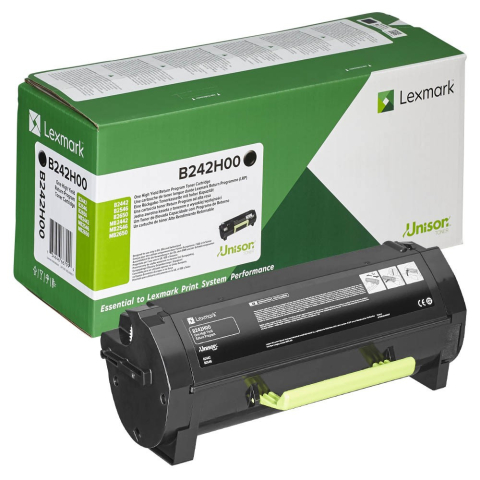 Cartuse originale - Toner Original B242H00 Lexmark Black, B242H00, pentru B2442 |  B2546 |  B2650, 6K