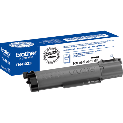 Cartuse originale Brother - Toner Original Brother Black, TNB023, pentru DCP-B7520|B2080|B7715|B7500, 2K,"TNB023"