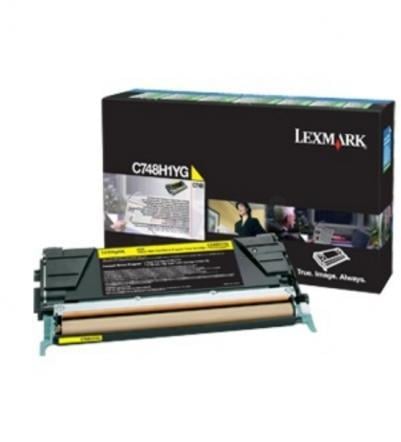 Cartuse originale Lexmark - Toner Original C748H3YG Lexmark Yellow , C748H3YG , pentru C748 Series , 10K ; Imprimanta compatibila: B721 , B731 , MB760 , MB770