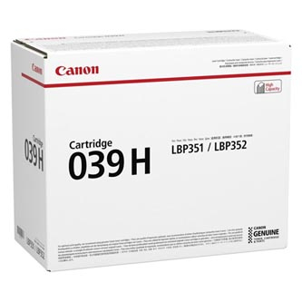 Cartuse originale Canon - Toner original Canon 039 H BK , 0288C001 , negru , 25000p , capacitate mare