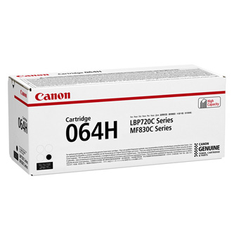 Cartuse originale Canon - Toner original Canon 064 H BK , 4938C001 , negru , 13400p , capacitate mare