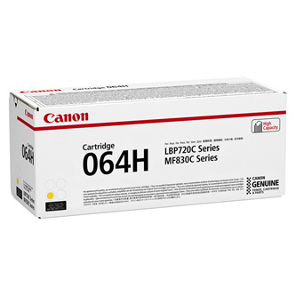 Cartuse originale Canon - Toner original Canon 064 H Y , 4932C001 , galben , 10500p , capacitate mare