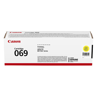 Cartuse originale Canon - Toner original Canon 069 Y , 5091C002 , galben , 1900p