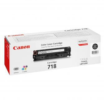 Cartuse originale Canon - Toner original Canon 718 BK , 2662B002 , negru , 3400p