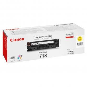 Cartuse originale Canon - Toner original Canon 718 Y , 2659B002 , galben , 2900p