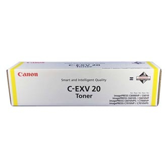 Cartuse originale Canon - Toner original Canon C-EXV20 Y , 0439B002 , galben , 35000p